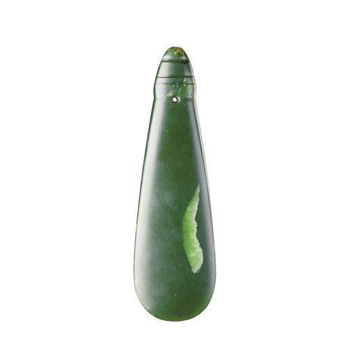 A Finely Carved Maori Nephrite ‘Mere Pounamu’ Patu